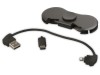 Спиннер с зарядными кабелями, черный, арт. 13427600 фото 4 — Бизнес Презент