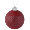 Елочный шар Queen, 10 см, красный, арт. 7172.50 фото 1 — Бизнес Презент