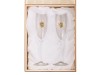 Набор бокалов для шампанского За Россию Chinelli в деревянной коробке, арт. 65673.1 фото 3 — Бизнес Презент