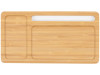 Беспроводное зарядное устройство-органайзер из бамбука Timber, натуральный/белый, арт. 590908 фото 3 — Бизнес Презент