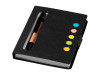 Набор стикеров Expose с ручкой и блокнотом А7, черный, арт. 5-10659402 фото 1 — Бизнес Презент