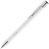 Ручка шариковая Keskus Soft Touch, белая, арт. 16425.60 фото 1 — Бизнес Презент
