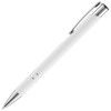Ручка шариковая Keskus Soft Touch, белая, арт. 16425.60 фото 2 — Бизнес Презент