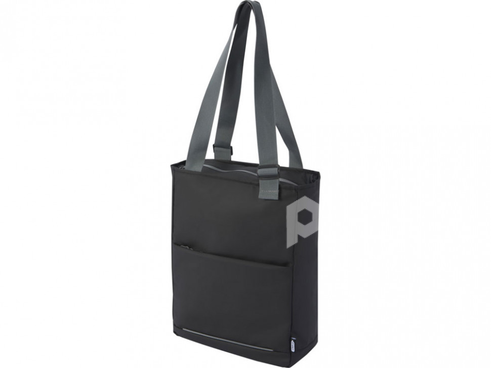 Водонепроницаемая эко-сумка Aqua для ноутбука с диагональю экрана 14 дюймов, сплошной черный, арт. 13003890 фото 1 — Бизнес Презент