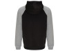 Толстовка с капюшоном Badet мужской, черный/серый меланж, арт. 10580258XS фото 2 — Бизнес Презент
