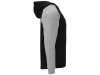 Толстовка с капюшоном Badet мужской, черный/серый меланж, арт. 10580258XS фото 4 — Бизнес Презент
