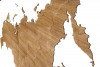 Деревянная карта России, орех, арт. 13018.00 фото 2 — Бизнес Презент