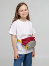 Поясная сумка детская Kiddo, бордовая с серым, арт. 16182.02 фото 5 — Бизнес Презент