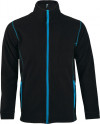 Куртка мужская Nova Men 200, черная с ярко-голубым, арт. 5849.341 фото 1 — Бизнес Презент