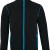 Куртка мужская Nova Men 200, черная с ярко-голубым