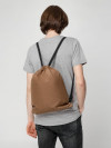 Рюкзак-мешок Melango, коричневый, арт. 12449.12 фото 5 — Бизнес Презент