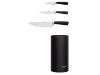 Набор из 3 кухонных ножей в универсальном блоке,  NADOBA, серия UNA, арт. 247920 фото 2 — Бизнес Презент