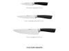 Набор из 3 кухонных ножей в универсальном блоке,  NADOBA, серия UNA, арт. 247920 фото 5 — Бизнес Презент