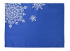 Декоративная салфетка «Снежинки», синяя, арт. 2180.40 фото 1 — Бизнес Презент