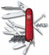 Офицерский нож CyberTool L, прозрачный красный, арт. 7746.55 фото 1 — Бизнес Презент