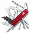 Офицерский нож CyberTool L, прозрачный красный, арт. 7746.55 фото 3 — Бизнес Презент