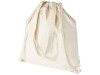 Рюкзак со шнурком Flin из хлопчатобумажной ткани плотностью 240 г/м², натуральный, арт. 5-12027600 фото 4 — Бизнес Презент