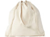 Рюкзак со шнурком Flin из хлопчатобумажной ткани плотностью 240 г/м², натуральный, арт. 5-12027600 фото 5 — Бизнес Презент