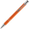 Ручка шариковая Keskus Soft Touch, оранжевая, арт. 16425.20 фото 3 — Бизнес Презент