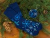 Носки в шаре Снежинка женские, синий, арт. 790802 фото 1 — Бизнес Презент