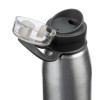 Спортивная бутылка для воды Korver, серебристая, арт. 13294.10 фото 3 — Бизнес Презент