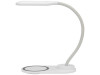 Настольный светильник с беспроводной зарядкой Flamp, белый, арт. 593508p фото 5 — Бизнес Презент