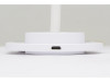 Настольный светильник с беспроводной зарядкой Flamp, белый, арт. 593508p фото 7 — Бизнес Презент