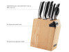 Набор из 5 кухонных ножей, ножниц и блока для ножей с ножеточкой, NADOBA, серия URSA, арт. 247261 фото 2 — Бизнес Презент