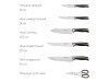 Набор из 5 кухонных ножей, ножниц и блока для ножей с ножеточкой, NADOBA, серия URSA, арт. 247261 фото 5 — Бизнес Презент