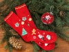 Носки в шаре Рождество женские, красный, арт. 790801 фото 1 — Бизнес Презент