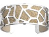 Браслет-бэнгл из латуни с гальваническим покрытием белым родием и серебром, 25мм, арт. 50007 фото 6 — Бизнес Презент