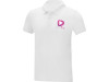 Мужская стильная футболка поло с короткими рукавами Deimos, белый, арт. 39094012XL фото 8 — Бизнес Презент