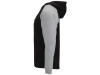 Толстовка с капюшоном Badet мужской, черный/серый меланж, арт. 105802583XL фото 3 — Бизнес Презент