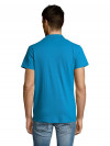 Рубашка поло мужская Summer 170, ярко-бирюзовая, арт. 1379.430 фото 6 — Бизнес Презент