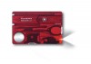 Швейцарская карточка VICTORINOX SwissCard Lite, 13 функций, полупрозрачная красная, арт. 601198 фото 1 — Бизнес Презент
