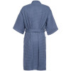 Халат вафельный мужской Boho Kimono, синий, арт. 20015.404 фото 2 — Бизнес Презент
