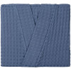 Халат вафельный мужской Boho Kimono, синий, арт. 20015.404 фото 3 — Бизнес Презент