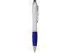 Ручка-стилус шариковая Nash, серебристый/синий, арт. 10678500 фото 4 — Бизнес Презент