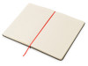 Блокнот Color линованный А5 в твердой обложке с резинкой, серый/красный, арт. 787001 фото 2 — Бизнес Презент