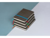 Блокнот Color линованный А5 в твердой обложке с резинкой, серый/красный, арт. 787001 фото 5 — Бизнес Презент