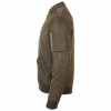 Куртка бомбер унисекс Rebel, коричневая, арт. 01616406XS фото 3 — Бизнес Презент