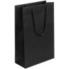 Пакет бумажный Waski M, черный, арт. 20969.30 фото 1 — Бизнес Презент
