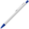 Ручка шариковая Chromatic White, белая с синим, арт. 25111.46 фото 2 — Бизнес Презент
