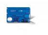 Швейцарская карточка VICTORINOX SwissCard Lite, 13 функций, полупрозрачная синяя, арт. 601199 фото 1 — Бизнес Презент