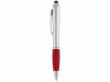 Ручка-стилус шариковая Nash, серебристый/красный, арт. 10678501 фото 3 — Бизнес Презент