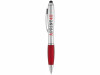Ручка-стилус шариковая Nash, серебристый/красный, арт. 10678501 фото 4 — Бизнес Презент