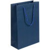 Пакет бумажный Waski M, синий, арт. 20969.40 фото 1 — Бизнес Презент