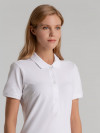 Рубашка поло женская Sunset, белая, арт. 11128.602 фото 6 — Бизнес Презент