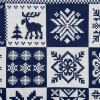 Плед Norse, синий с белым, арт. 22002.46 фото 3 — Бизнес Презент