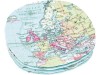 Набор из 4-х тарелок Карта мира, арт. 82173 фото 1 — Бизнес Презент